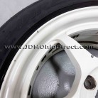 JDM Buddy Club P1 SF White 15 inch Wheels and Tires 